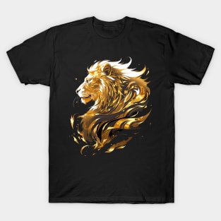 gold lion T-Shirt